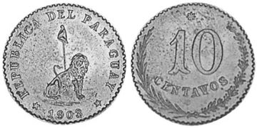 10 Centavos 1900-1903
