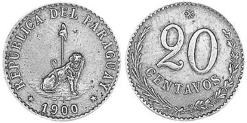 20 Centavos 1900-1903