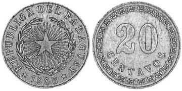 20 Centavos 1908