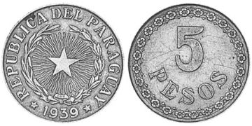 5 Pesos 1939