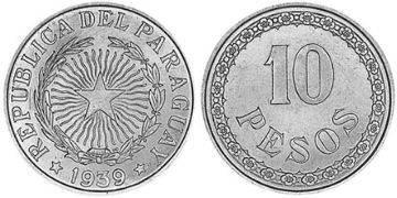 10 Pesos 1939