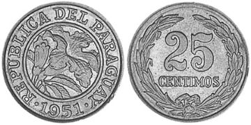 25 Centimos 1944-1951