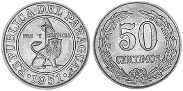 50 Centimos 1944-1951