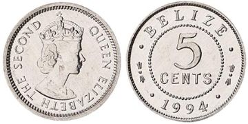 5 Centů 1973-2009