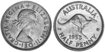 1/2 Pence 1953-1955