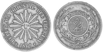 2 Centesimos 1869