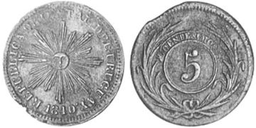 5 Centesimos 1840-1854