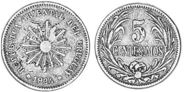 5 Centesimos 1901-1941