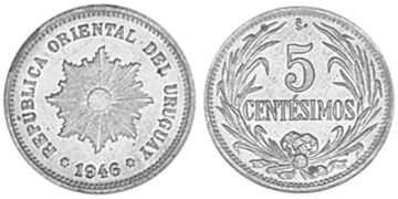 5 Centesimos 1944-1951