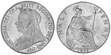 1/2 Penny 1895-1901