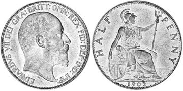 1/2 Penny 1902-1910