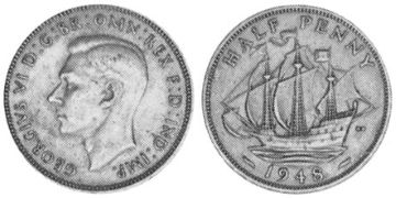 1/2 Penny 1937-1948