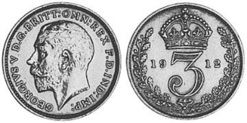 3 Pence 1911-1920