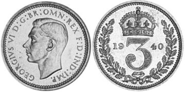 3 Pence 1937-1946