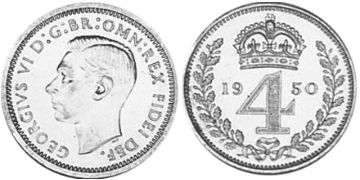 4 Pence 1949-1952