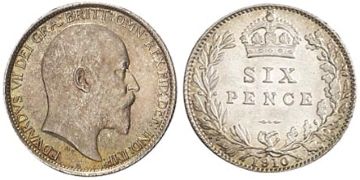 6 Pence 1902-1910