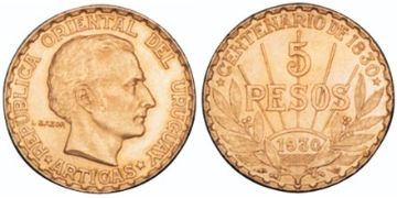 5 Pesos 1930