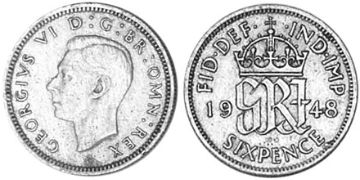 6 Pence 1947-1948