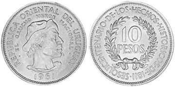 10 Pesos 1961