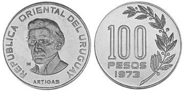 100 Pesos 1973