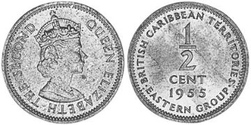 1/2 Cent 1955-1958