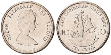 10 Centů 1981-2000