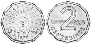 2 Centesimos 1977-1978