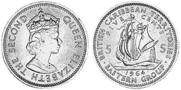 5 Centů 1955-1965