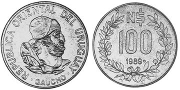 100 Nuevos Pesos 1989