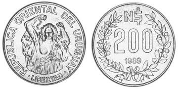 200 Nuevos Pesos 1989