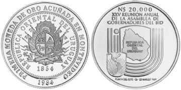 20000 Nuevos Pesos 1984