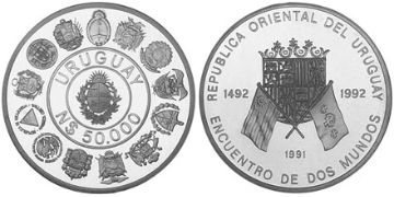 50000 Nuevos Pesos 1991