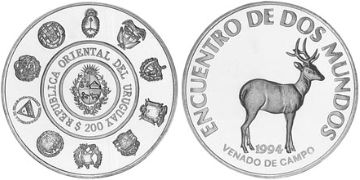 200 Pesos Uruguayos 1994