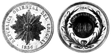 40 Centesimos 1856