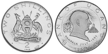 2 Shillings 1969-1970