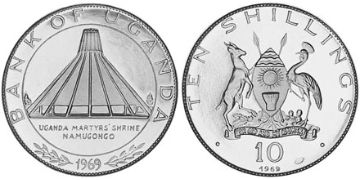 10 Shillings 1969-1970