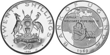 20 Shillings 1969-1970