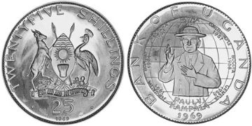 500 Shillings 1969-1970