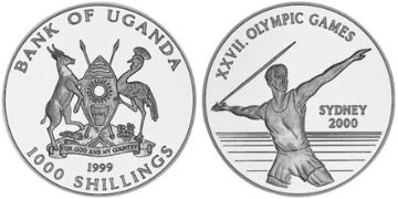 1000 Shillings 1999