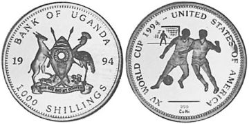 1000 Shillings 1994