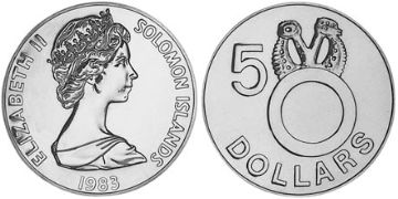 5 Dollars 1977-1983
