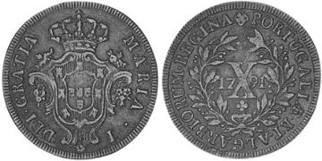 10 Reis 1791-1792