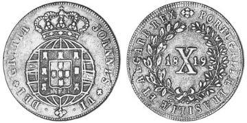 10 Reis 1818-1824
