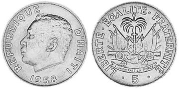 5 Centimes 1958-1970