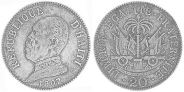 20 Centimes 1907-1908