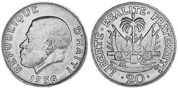 20 Centimes 1956