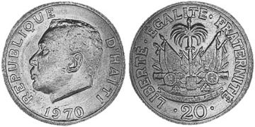 20 Centimes 1970