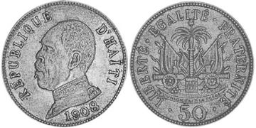 50 Centimes 1907-1908