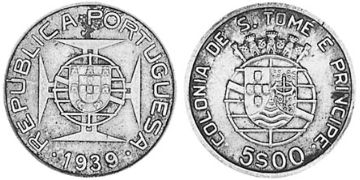 5 Escudos 1939-1948