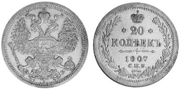20 Kopeks 1867-1914